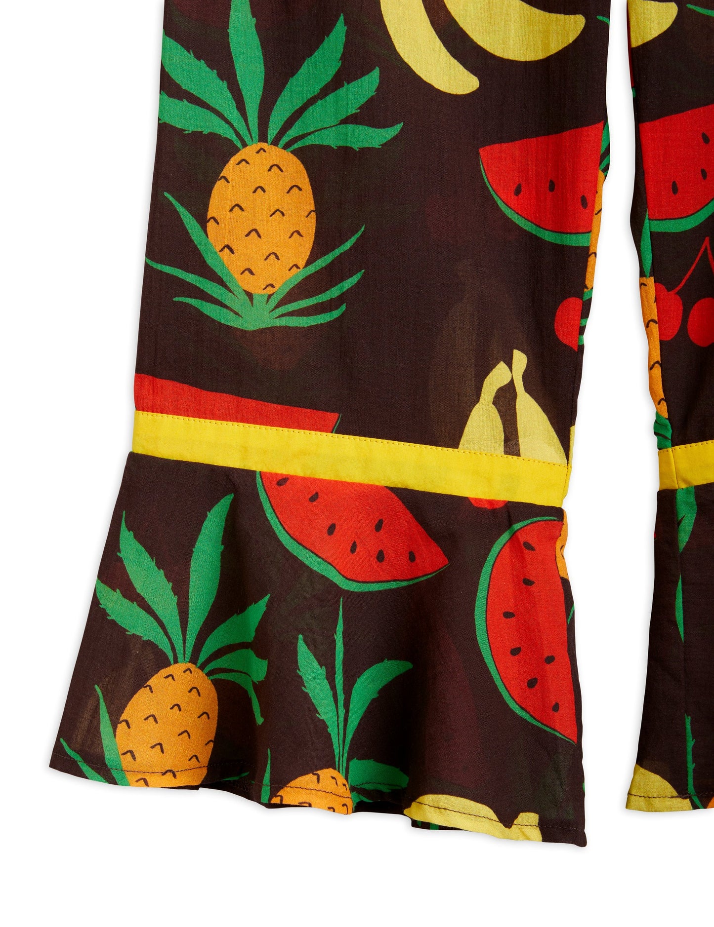 Fruits woven trousers