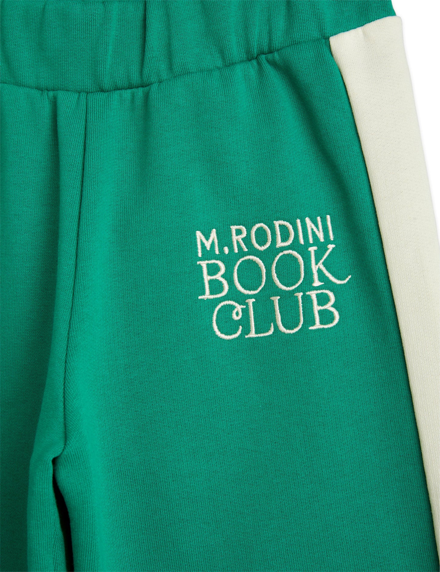 Book club emb sweatpants green