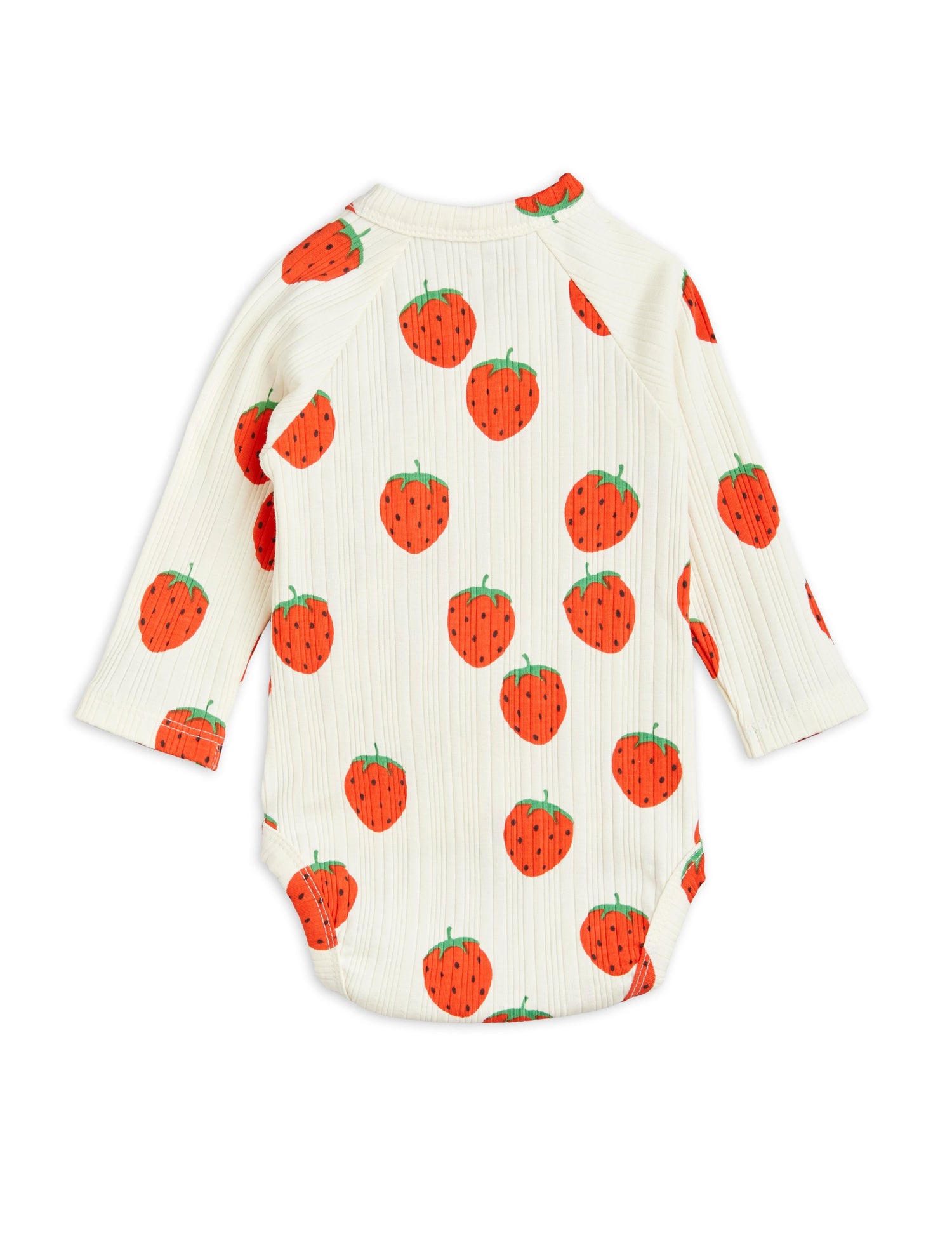 Strawberries aop wrap body