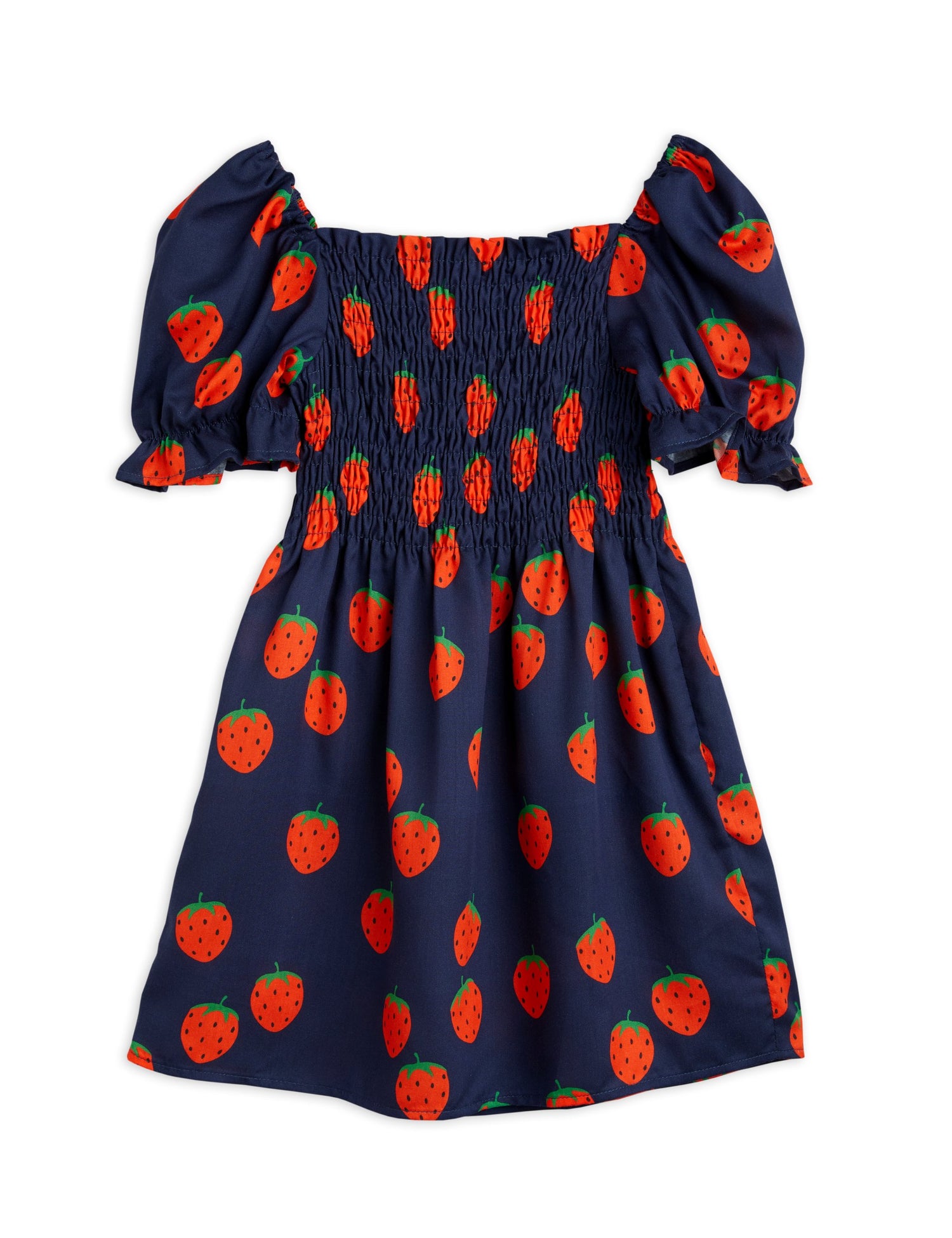 Strawberries aop woven dress
