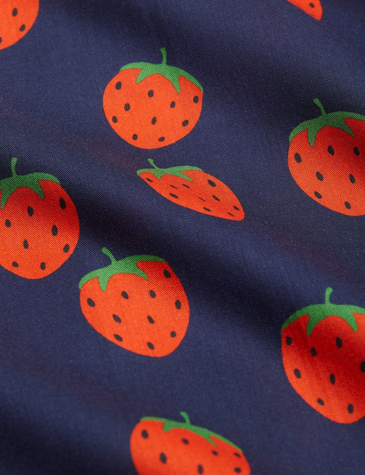 Strawberries aop woven dress