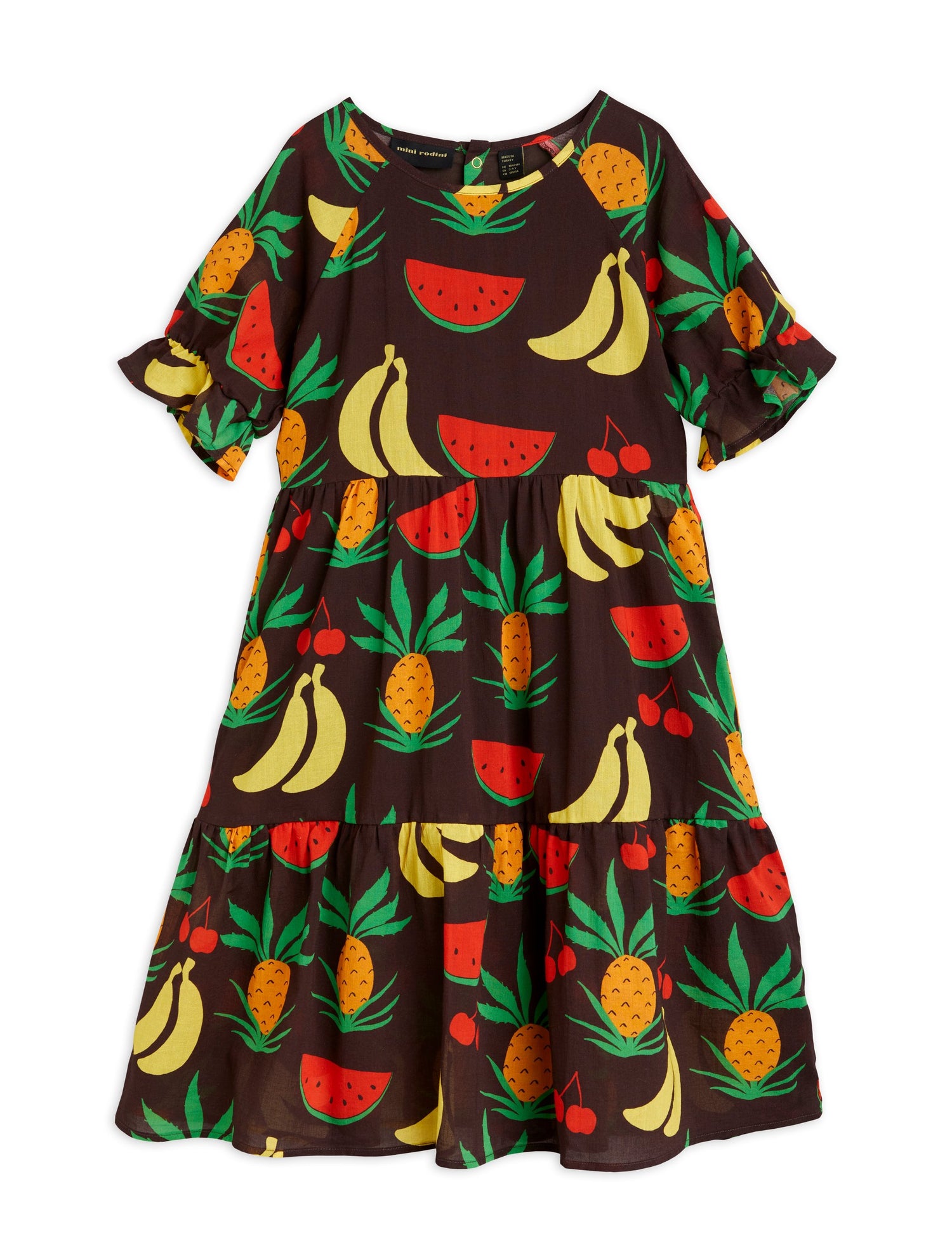 Fruits woven dress