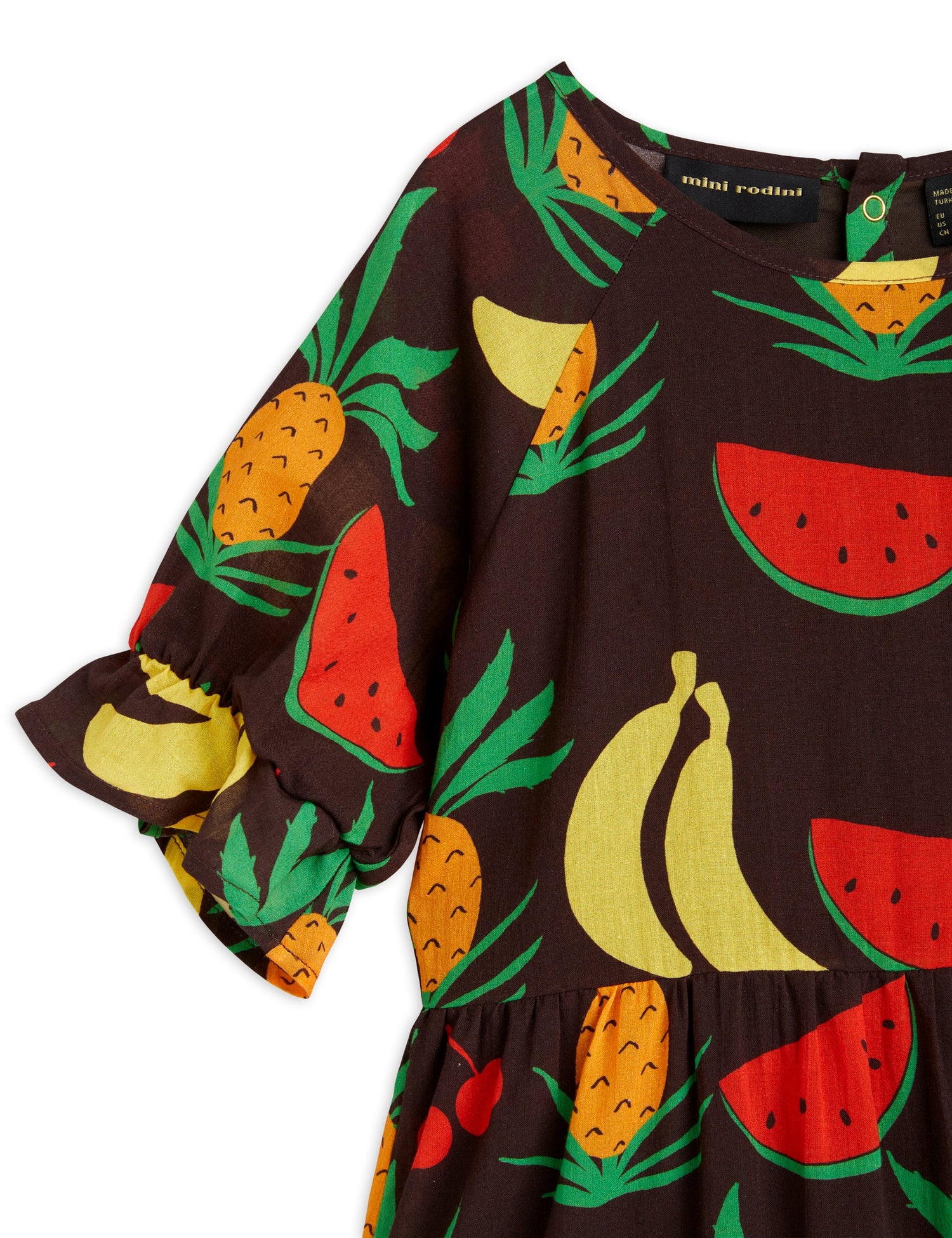 Fruits woven dress