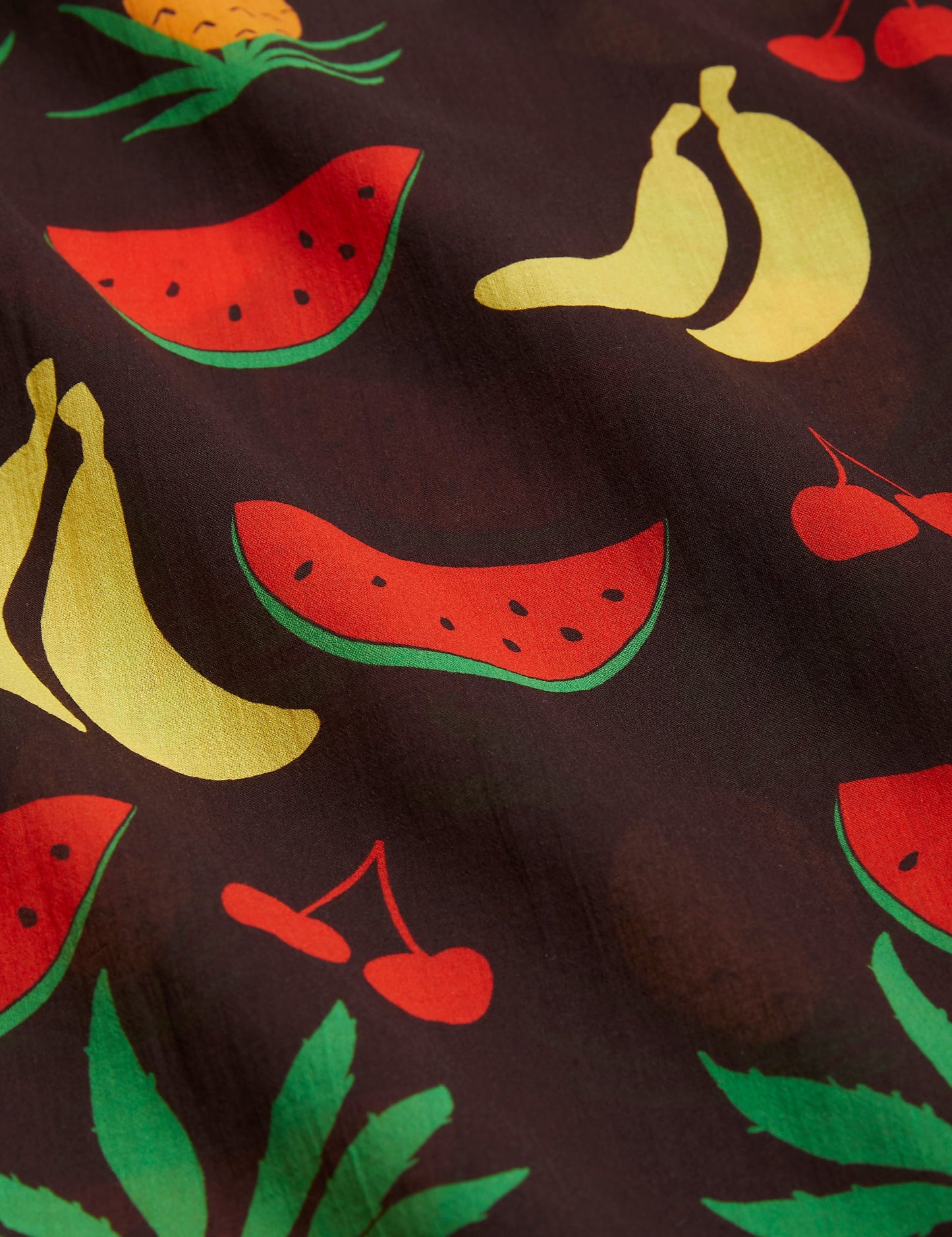 Fruits woven dress