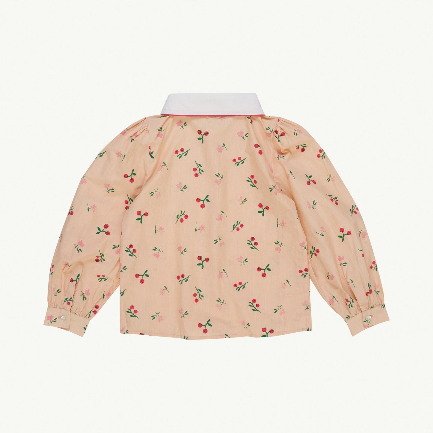 Cherry chincilla blouse