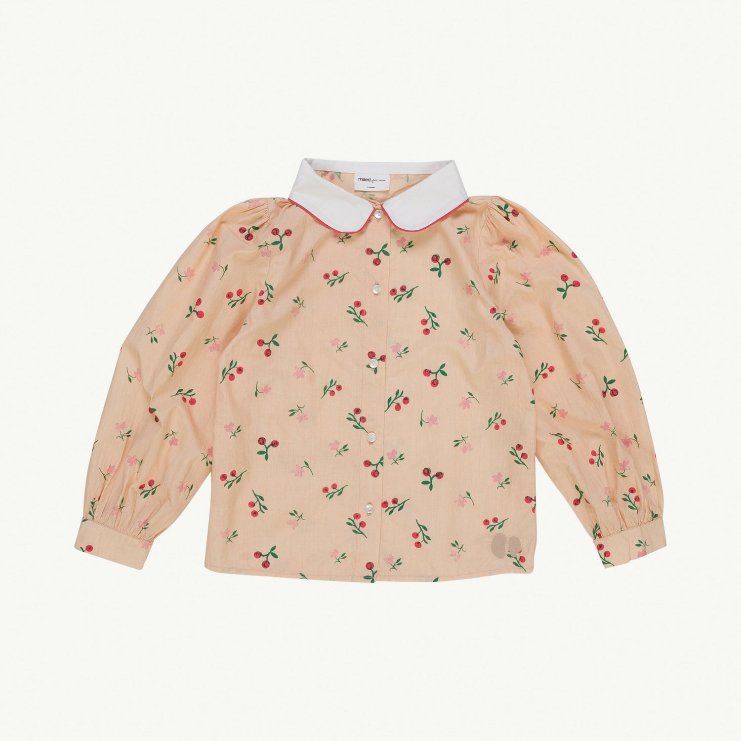 Cherry chincilla blouse