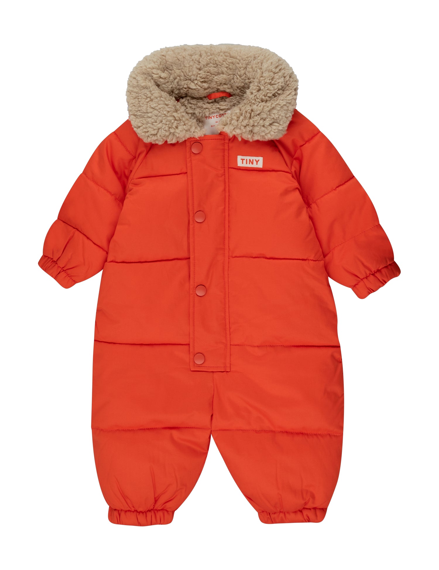 Solid padded overall - Red