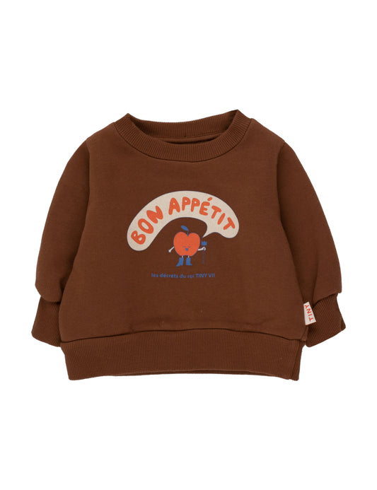 Bon appetit baby sweatshirt