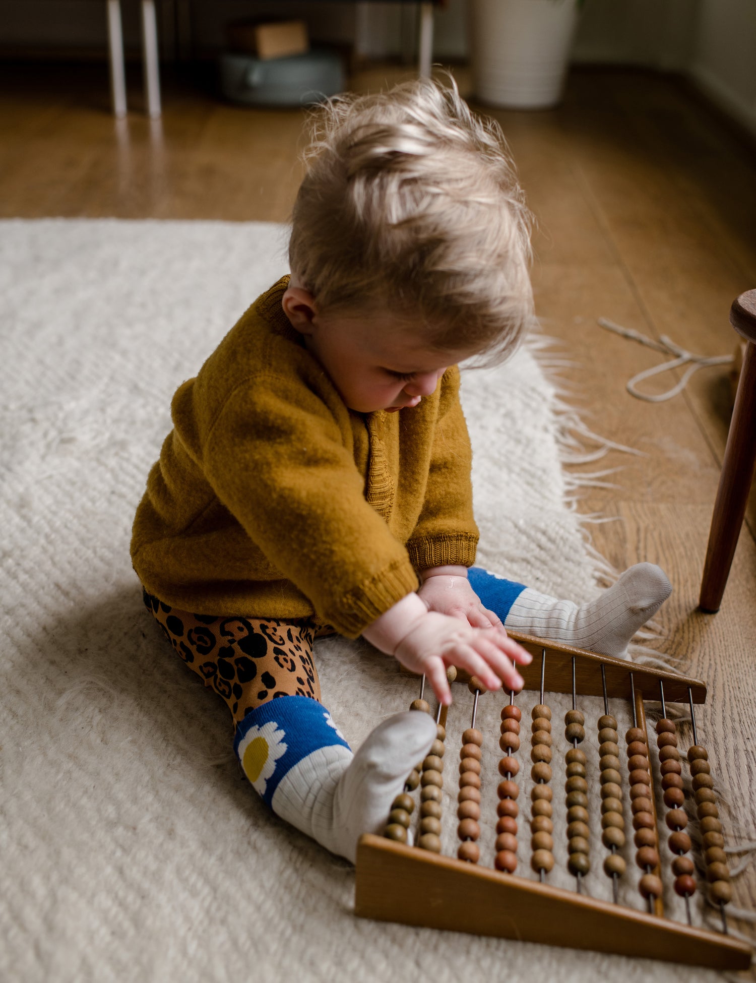 Pre-loved wool fleece cardigan