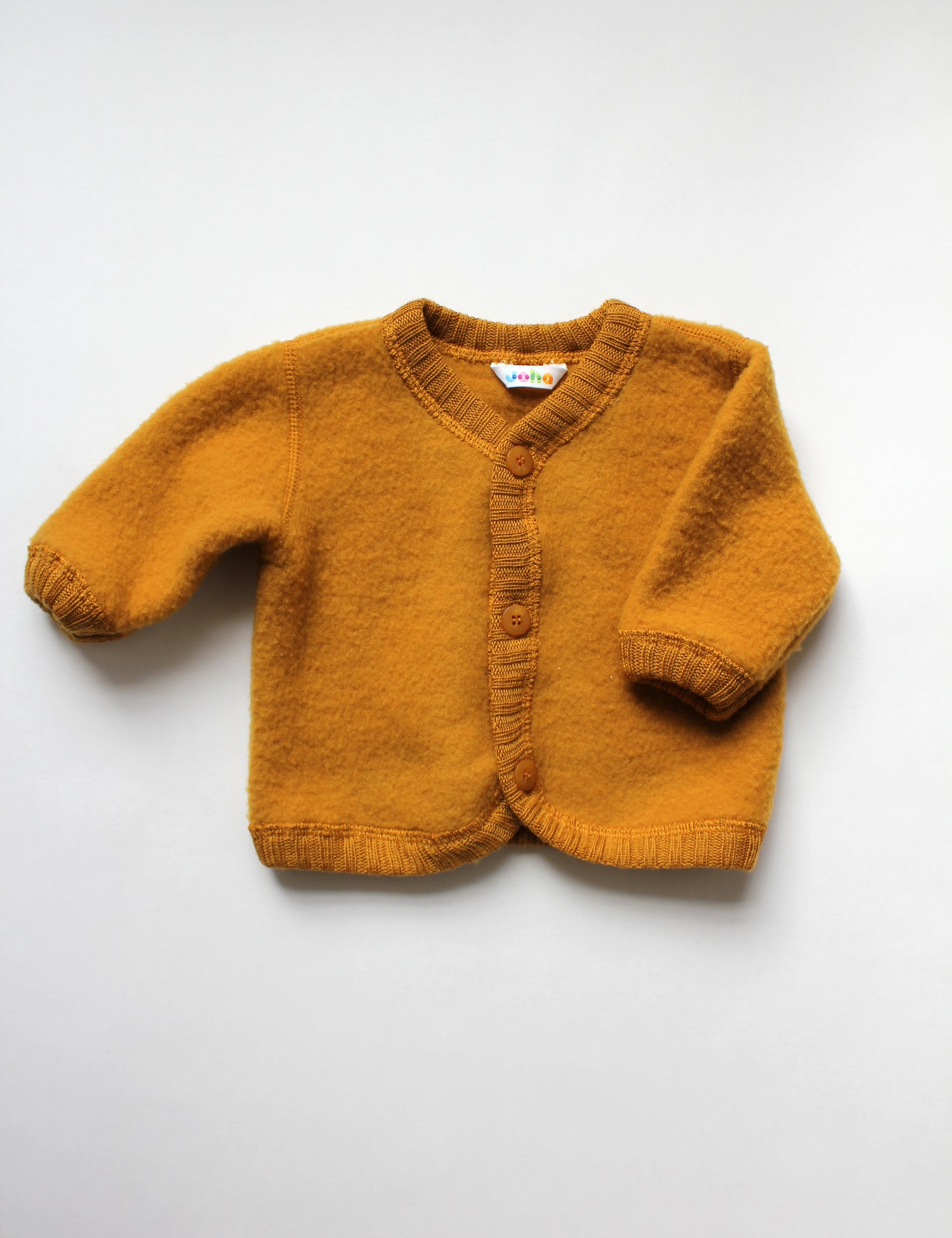 Pre-loved wool fleece cardigan